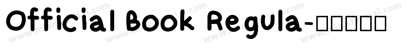 Official Book Regula字体转换